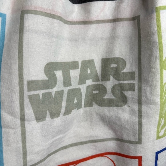 Star Wars 90’s Vintage Graphic Flat Top Sheet Full Size GUC - Picture 3 of 3